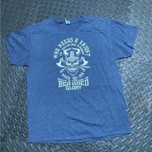 Gildan Blue Graphic Men's Tee